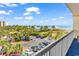 Expansive balcony showcasing stunning views of the beach and nearby parking at 139 S Dunes Dr. # 304, Pawleys Island, SC 29585