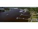 Beautiful aerial shot of a harbor filled with boats and scenic waterfront homes at 208 Prince St., Georgetown, SC 29440