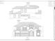 Detailed architectural drawing showcasing the front and side elevations of the home at 212 78Th Ave. N, Myrtle Beach, SC 29572