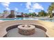 Resort-style pool with a fire pit and lots of lounge space at 212 Starlit Way, Myrtle Beach, SC 29579