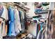 Organized walk-in closet with hanging rods and shelving for optimal storage at 280 Macarthur Dr., Conway, SC 29527