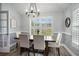 Elegant dining area with wood floors and natural light at 280 Macarthur Dr., Conway, SC 29527
