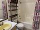 Bathroom with a vintage-style sink, tub and custom shelving at 4041 Long Line Ln., Myrtle Beach, SC 29579