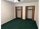 Bedroom featuring standard closet space, neutral paint, and green carpet at 4041 Long Line Ln., Myrtle Beach, SC 29579