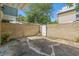 Enclosed backyard offering privacy and shade at 4701 N Kings Hwy. # 8, Myrtle Beach, SC 29577