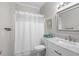 Clean bathroom with a shower, vanity, and neutral color scheme at 503 20Th Ave. N # 9D, North Myrtle Beach, SC 29582