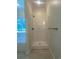 A modern stand-up shower with updated fixtures and seamless design at 5310 Pauley Swamp Rd., Conway, SC 29527