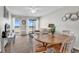 Inviting living area featuring ocean views, a comfortable couch, and stylish decor at 5601 N Ocean Blvd. # A309, Myrtle Beach, SC 29577