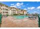 Enjoy a refreshing swim in the sparkling community pool surrounded by lounge chairs at 5601 N Ocean Blvd. # A309, Myrtle Beach, SC 29577