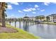 Scenic community view with a charming gazebo over water, surrounded by condos at 605 Waterway Village Blvd. # 31A, Myrtle Beach, SC 29579