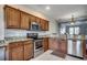 Modern kitchen with stainless steel appliances, granite countertops and plenty of cabinet space at 100 Culpepper Way # 1002, Myrtle Beach, SC 29579