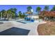 Resort-style pool with a splash pad and plenty of poolside seating for residents at 100 Culpepper Way # 1002, Myrtle Beach, SC 29579