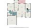 Detailed floor plan showcasing the layout of the home, room dimensions, and key features at 1134 Carleita Circle, Conway, SC 29527