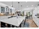 Bright kitchen features a spacious island with a white countertop and modern pendant lighting at 1314 Prescott Circle, Myrtle Beach, SC 29577