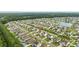 Aerial view showcasing the home's location within a well-planned neighborhood with green spaces and amenities at 138 Copper Leaf Dr., Myrtle Beach, SC 29588