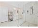 Bathroom featuring a glass enclosed shower and double vanity, providing luxury and convenience at 138 Copper Leaf Dr., Myrtle Beach, SC 29588