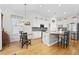 Bright kitchen featuring white cabinets, stainless appliances, and a center island at 138 Copper Leaf Dr., Myrtle Beach, SC 29588