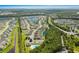 Expansive aerial view of the community featuring lush landscaping, lakes, and single Gathering homes at 156 Parmelee Dr. # D, Murrells Inlet, SC 29576