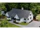 Aerial view of a well-maintained home with lush landscaping and a spacious yard at 160 Comanche Dr., Georgetown, SC 29440
