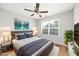 Well decorated bedroom with ceiling fan and stylish accents at 219 Blackpepper Loop, Little River, SC 29566