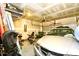 Spacious two car garage with ample storage and organization at 2325 Copper Creek Loop, Longs, SC 29568