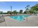 Relaxing pool with lounge chairs for residents to enjoy the sunny weather at 2602 Clearwater St., Myrtle Beach, SC 29579
