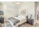 Bedroom featuring light-colored walls and floors plus a ceiling fan at 2701 Kashton Dr., Myrtle Beach, SC 29577