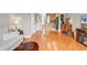 Open-concept living area showcasing hardwood floors and natural light at 2876 Howard Ave. # C, Myrtle Beach, SC 29577
