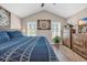 Bedroom with vaulted ceiling, shuttered windows, and wooden dresser at 3154 Shorecrest Bay Dr., Murrells Inlet, SC 29576
