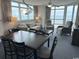 Cozy living room with a dining area offering ocean views, creating a perfect space for relaxation and entertainment at 3601 N Ocean Blvd. # 1139, North Myrtle Beach, SC 29582