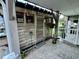 Outdoor shower house featuring detailed wood paneling and rustic fixtures at 404 29Th Ave. N, North Myrtle Beach, SC 29582