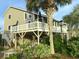 Inviting beach house with a large deck perfect for enjoying coastal breezes and outdoor living at 404 29Th Ave. N, North Myrtle Beach, SC 29582