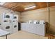 On-site laundry room featuring multiple washers and dryers for resident convenience at 4800 Ocean Blvd. S # 1119, North Myrtle Beach, SC 29582