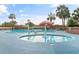 Relaxing community swimming pool area with mushroom water feature and beach access at 4800 Ocean Blvd. S # 1119, North Myrtle Beach, SC 29582