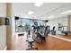 Well-equipped gym with treadmills, ellipticals, and weight machines at 4800 S Ocean Blvd. # 520, North Myrtle Beach, SC 29582