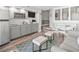 Cozy living space with kitchenette, dining area, and comfortable seating at 4800 S Ocean Blvd. # 520, North Myrtle Beach, SC 29582