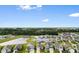 Aerial view of 490 Calhoun Falls Drive, showcasing the neighborhood and nearby pond at 490 Calhoun Falls Dr., Myrtle Beach, SC 29579