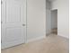 Hallway showing carpet and white doors at 490 Calhoun Falls Dr., Myrtle Beach, SC 29579
