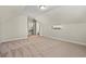 Spacious attic bonus room with plush carpet and separate bathroom at 5004 Shore Breeze Dr., Myrtle Beach, SC 29588