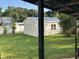 Large detached garage shed with matching blue roof at 518 Nowell St., Georgetown, SC 29440