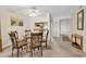 Charming dining area adjacent to the kitchen, creating a cohesive living space at 5515 N Ocean Blvd. # 209, Myrtle Beach, SC 29577