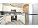 Well-equipped kitchen featuring stainless steel appliances and ample countertop space at 5825 Catalina Dr. # 833, North Myrtle Beach, SC 29582