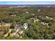 Aerial view of the property showcasing its location within the Cherry Grove Beach area at 589 Boundaryline Dr. Nw, Calabash, NC 28467
