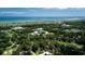 Breathtaking aerial view of a coastal community near lush green trees and the ocean at 59 Bay Tree Ln., Pawleys Island, SC 29585