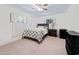 Cozy bedroom with natural light and a ceiling fan at 59 Bay Tree Ln., Pawleys Island, SC 29585