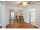 Bright dining area with hardwood floors and entry to the kitchen at 602 3Rd Ave. N, Myrtle Beach, SC 29577