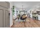Spacious living room offers a seamless flow to the dining area and a modern kitchen with stainless appliances at 6029 Campanella St., Myrtle Beach, SC 29572