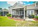 Inviting screened porch with comfortable seating, perfect for enjoying the outdoors at 6172 Catalina Dr. # 113, North Myrtle Beach, SC 29582