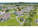 An aerial view showcases the home's fenced yard and outdoor patio at 729 Bonita Loop, Myrtle Beach, SC 29588
