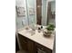 Updated bathroom with a single sink and modern decor at 814 James Landing Ct., Murrells Inlet, SC 29576